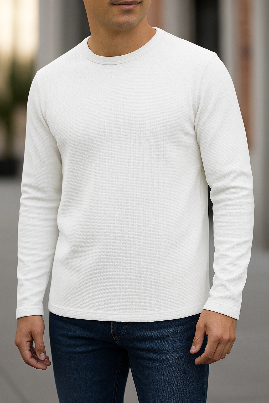 Full sleeve Premium T-Shirt white