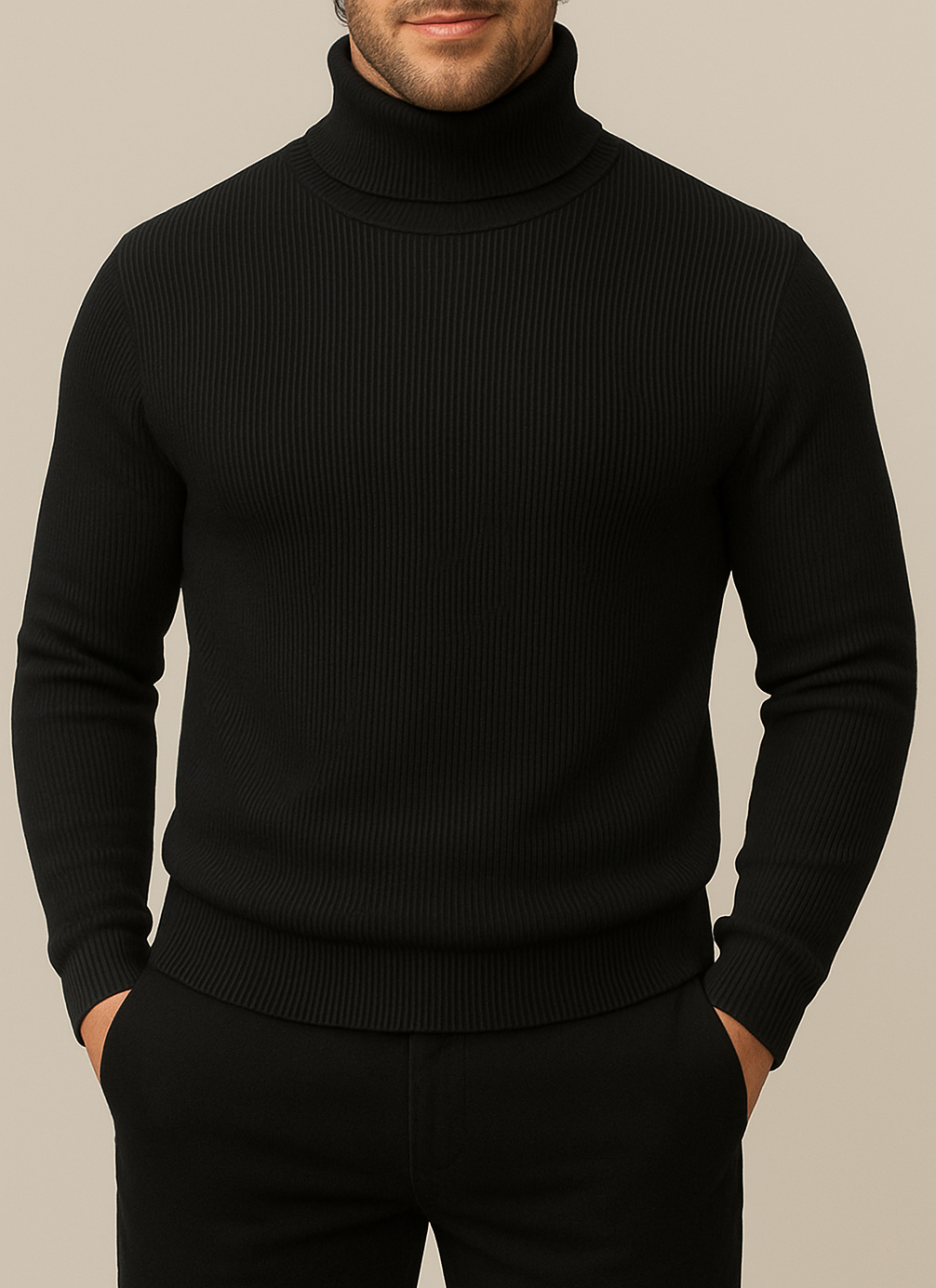 Turtle Neck (BLACK)